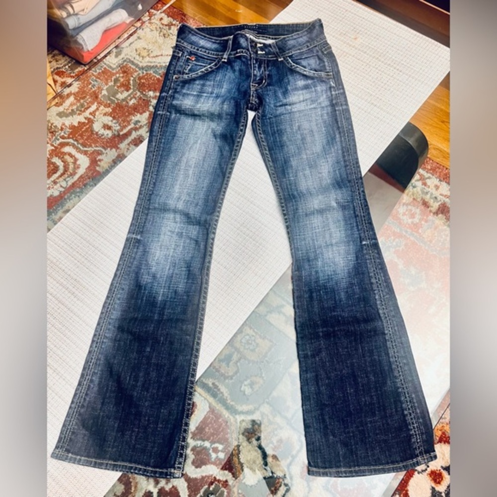 Hudson Jeans Women's Boot Cut in Dark Blue, size 24/29 , low rise